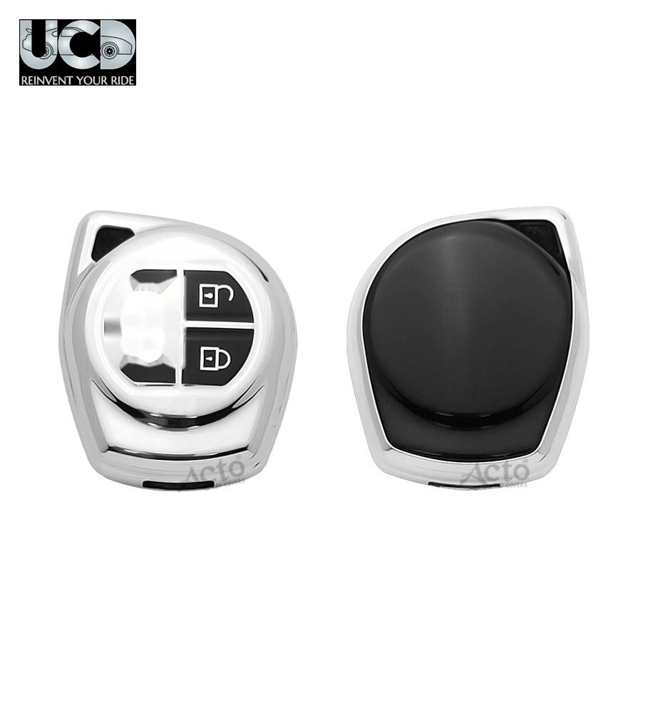 Car Key Cover Chromium Series Compatible with Alto 2 Button