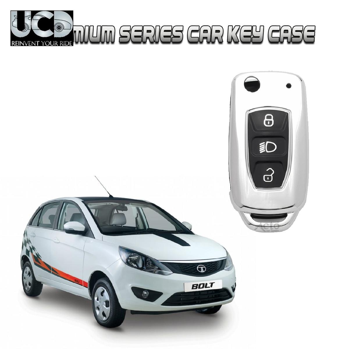 Car Key Cover Chromium Series Compatible with Bolt