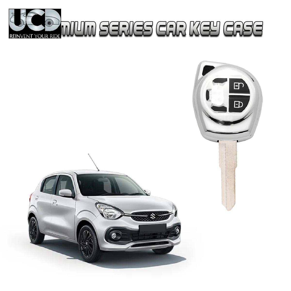 Car Key Cover Chromium Series Compatible with Celerio