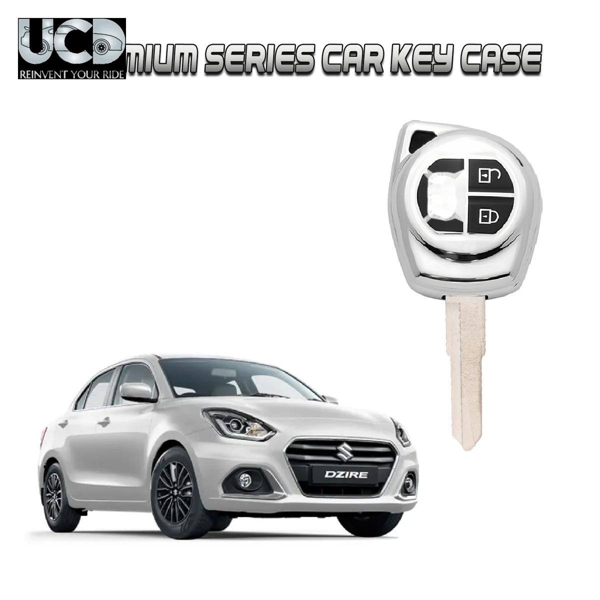 Car Key Cover Chromium Series Compatible with Dzire