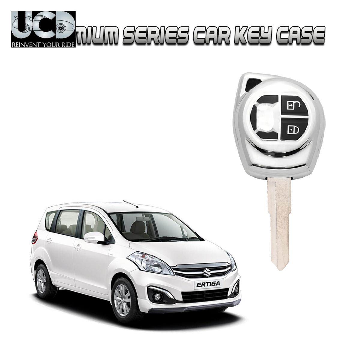 Car Key Cover Chromium Series Compatible with Ertiga