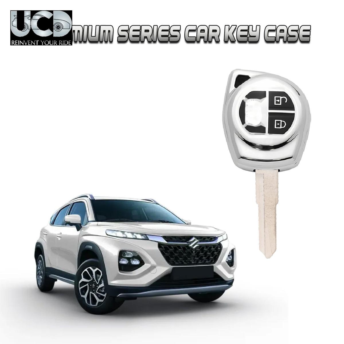 Car Key Cover Chromium Series Compatible with Fronx