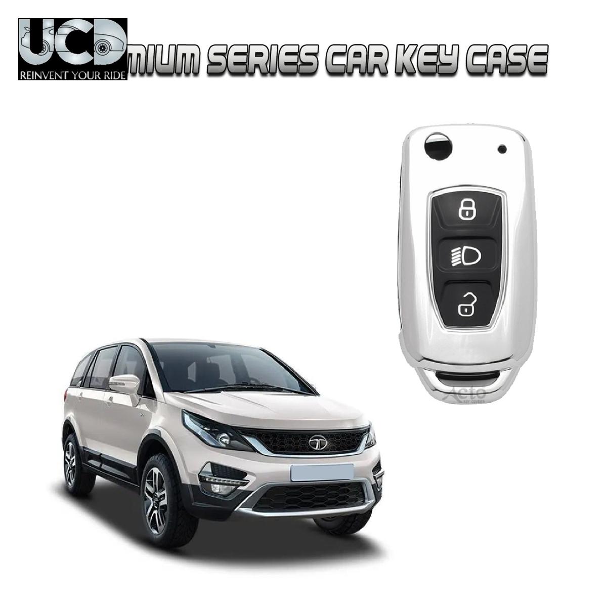 Car Key Cover Chromium Series Compatible with Hexa