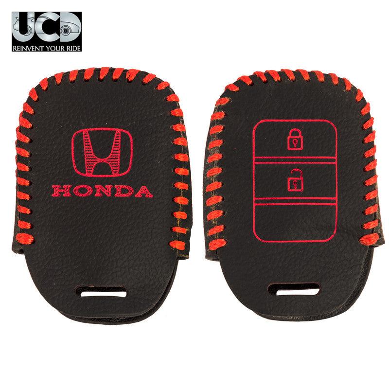 Leather Car Key Cover For Honda Accord