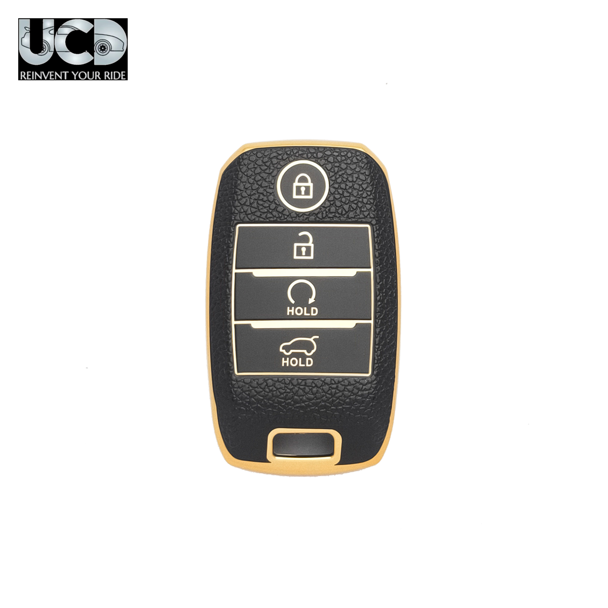 Car Key Cover TPU Leather Grain For Kia Seltos 2020 +