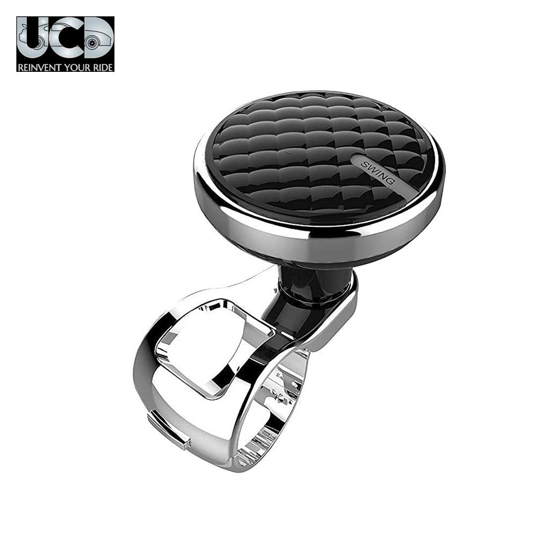 Steering Wheel Spinner Knob – 360° Rotating Swing Power Handle Car Steering Assist | Heavy Duty Metal Bearing | Easy One-Hand Control | Universal Fit for Cars
