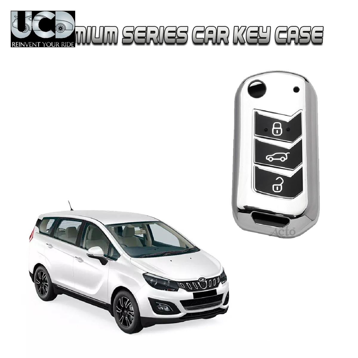 Car Key Cover Chromium Series Compatible with Marazzo