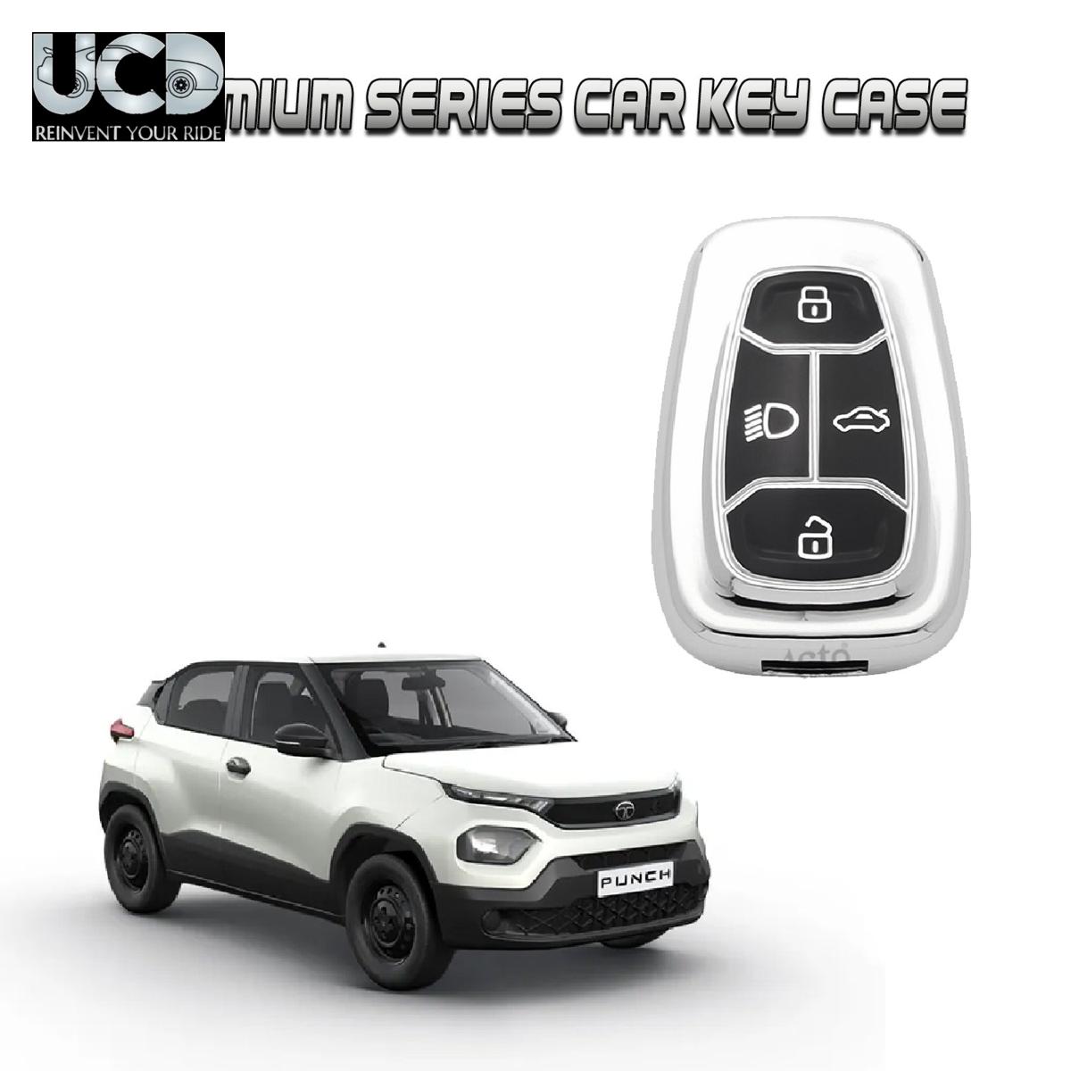 Car Key Cover Chromium Series Compatible with Punch