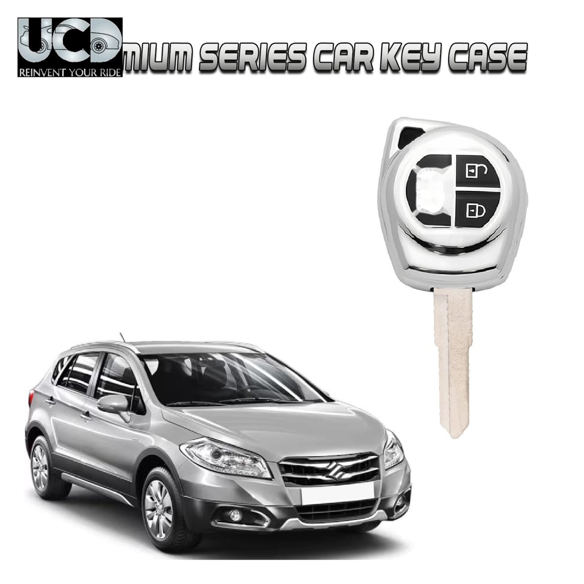 Car Key Cover Chromium Series Compatible with S-Cross