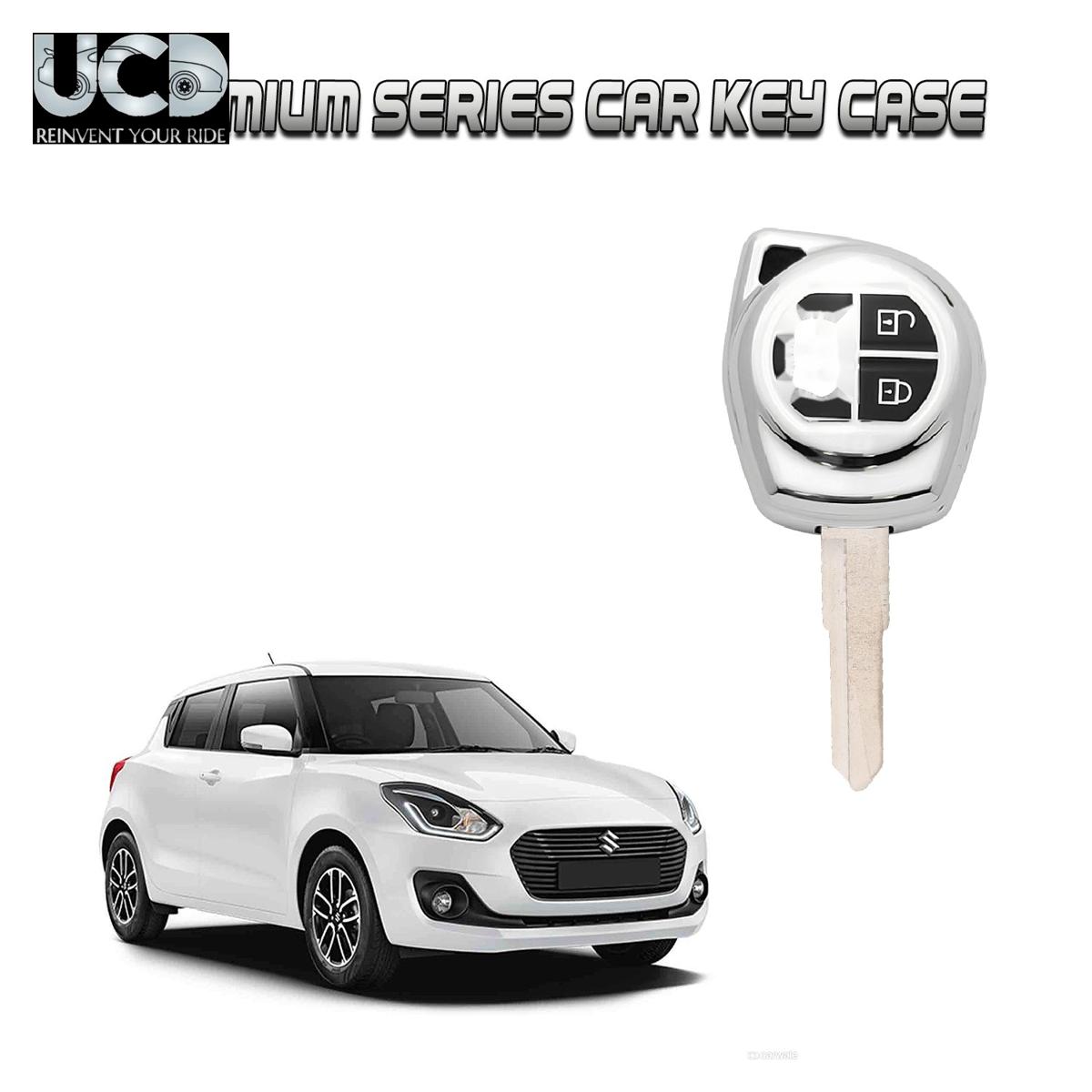 Car Key Cover Chromium Series Compatible with Swift