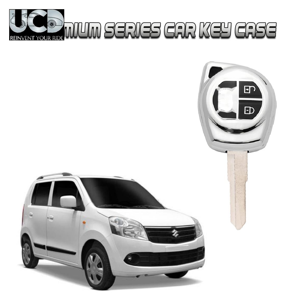 Car Key Cover Chromium Series Compatible with WagonR