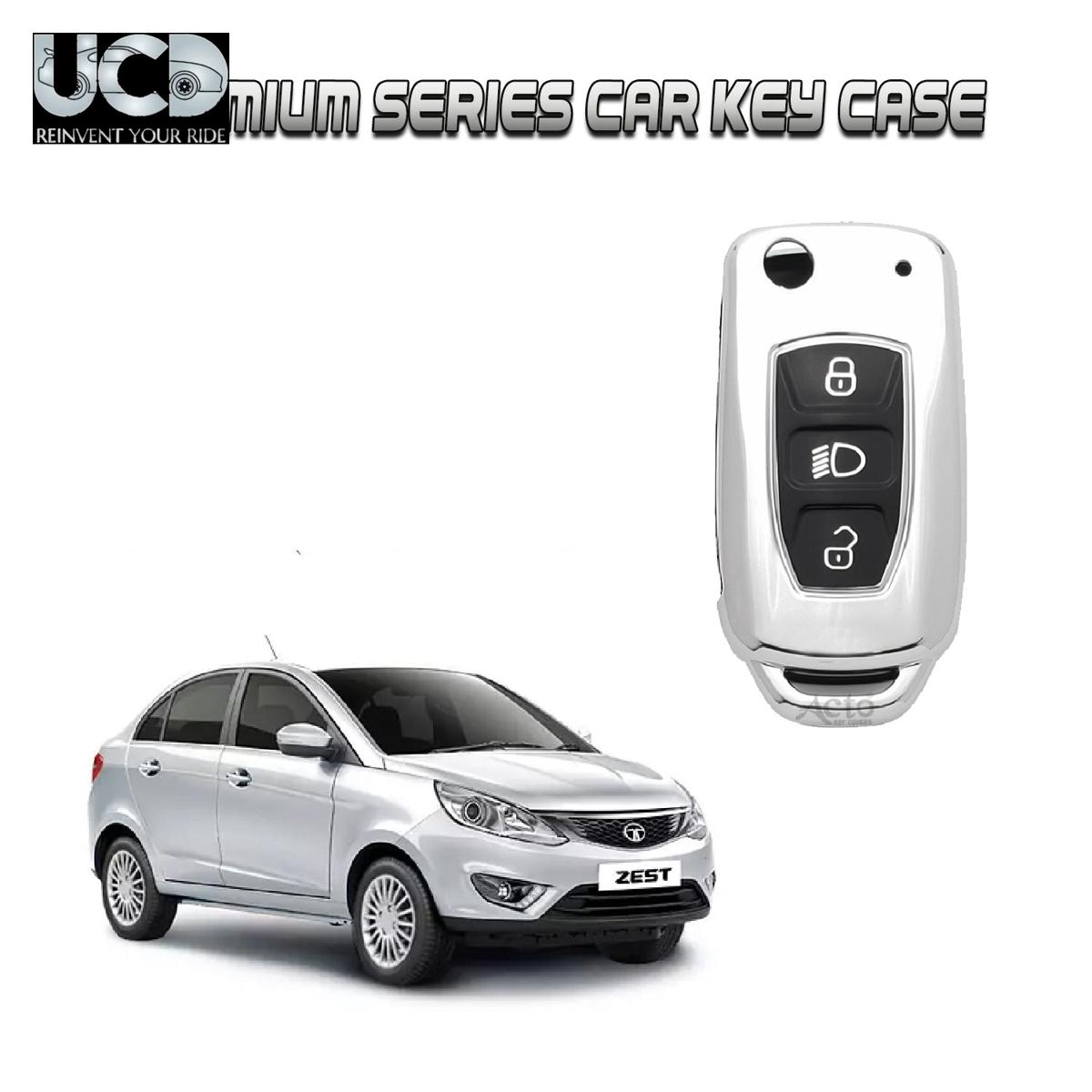 Car Key Cover Chromium Series Compatible with Zest