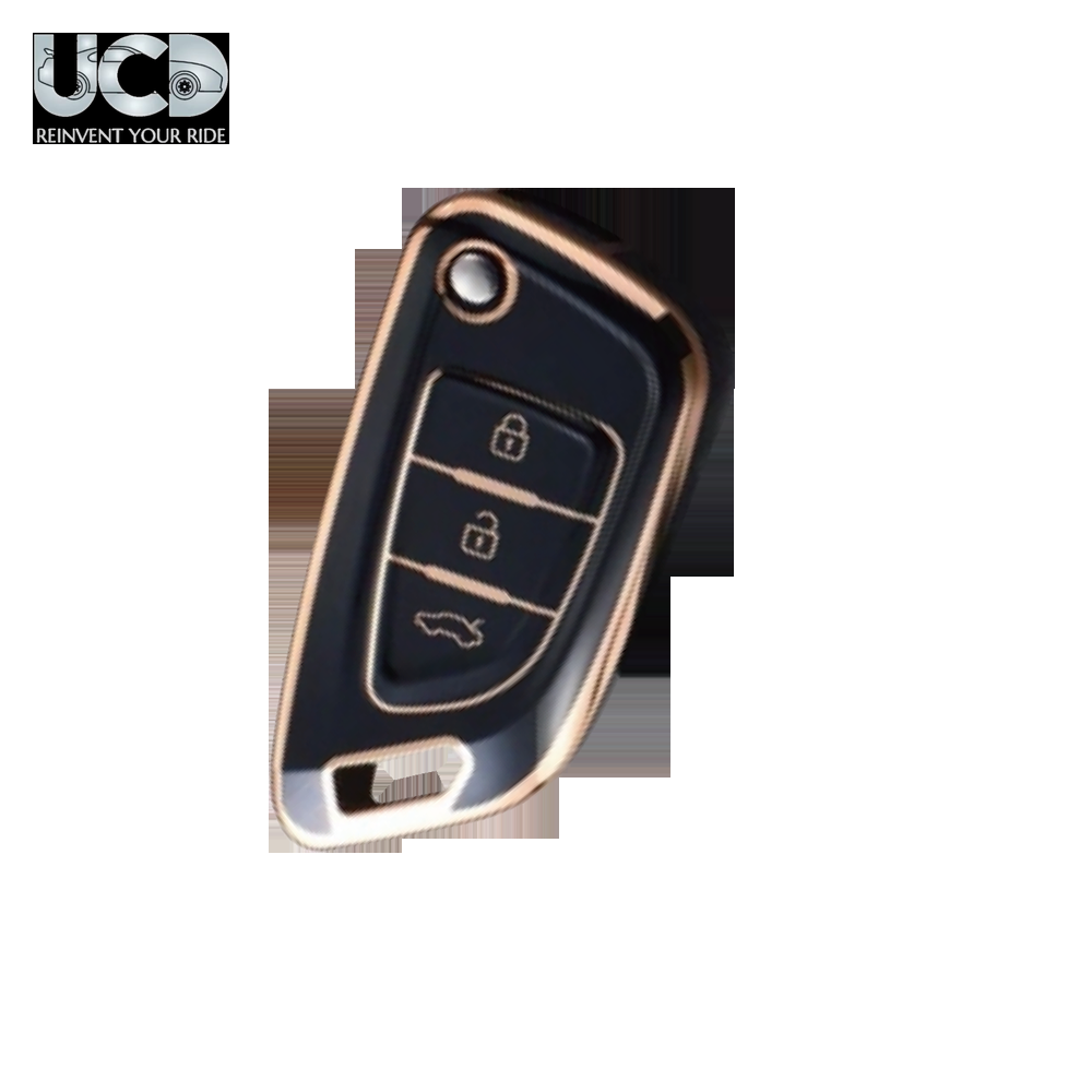 TPU Gold Series Car Key Cover For Xhorse Duplicate Key