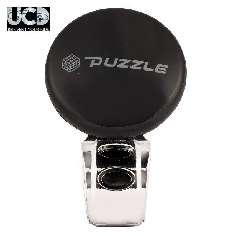 Universal Rotational Steering Wheel Knob Power Handle Puzzle, Wheel Spinner Knob, Easy Turn, Car Steering Wheel Strengthener, Handle, Compatible with All Cars Steering Wheels