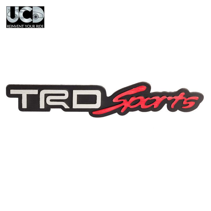 Urban Car Decor Metal Alloy Aluminum Chrome Sticker Badge Decal Emblem TRD Sports Metallic