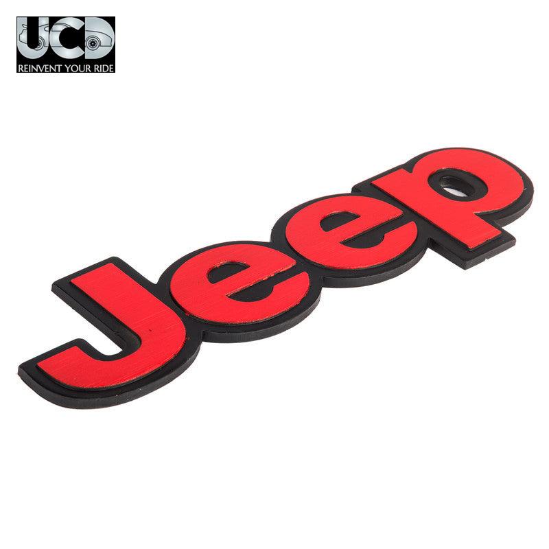Metal Alloy Aluminum Chrome Sticker Badge Decal Emblem Jeep Metallic