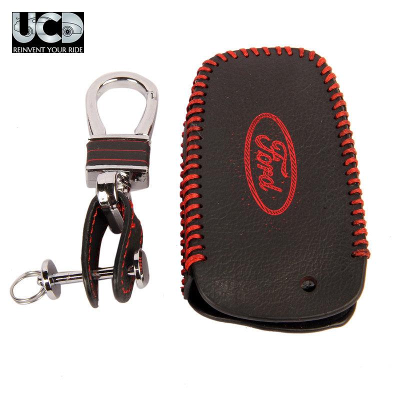 Leather Car Key Cover For Ford Endeavour New