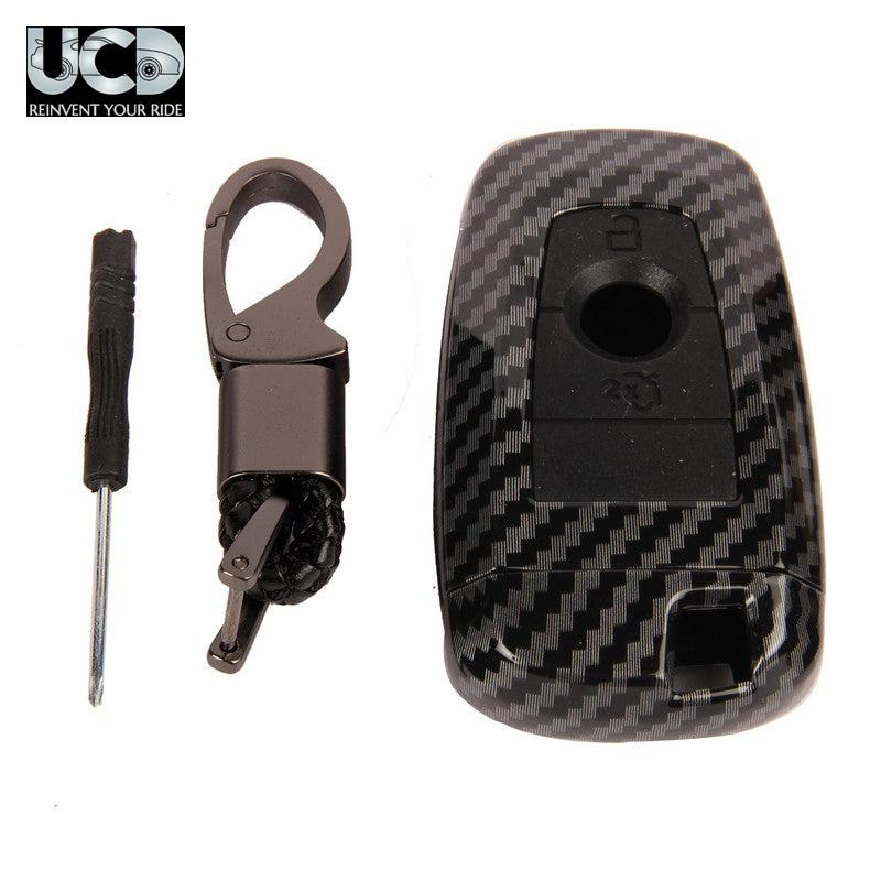 ABS Carbon Car Key Cover for Ford Endeavour New