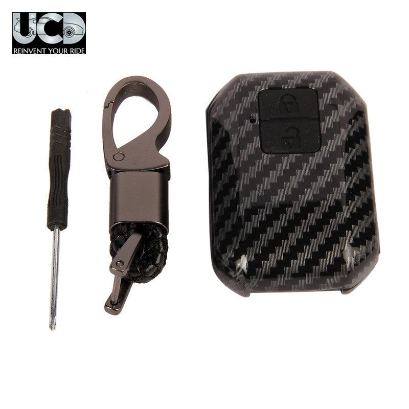 ABS Carbon Car Key Cover for Maruti Suzuki Swift 2018