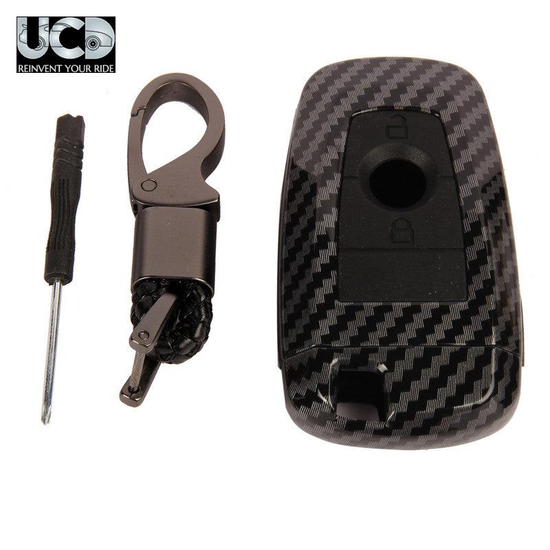 ABS Carbon Car Key Cover for Ford Ecosport New