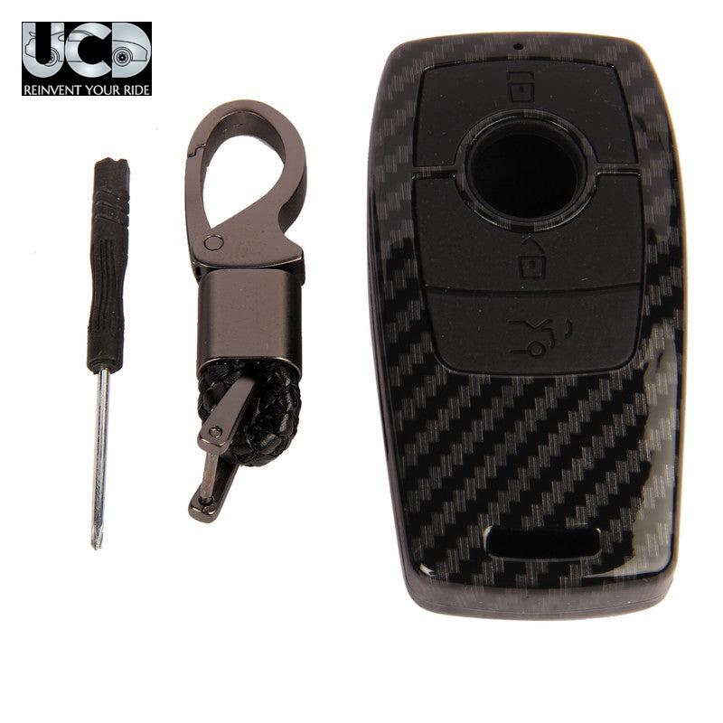 ABS Carbon Car Key Cover for Mercedes Benz