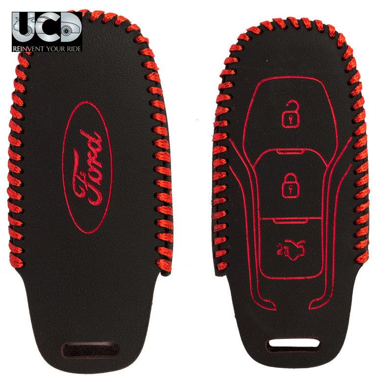 Leather Car Key Cover For Ford Endeavour