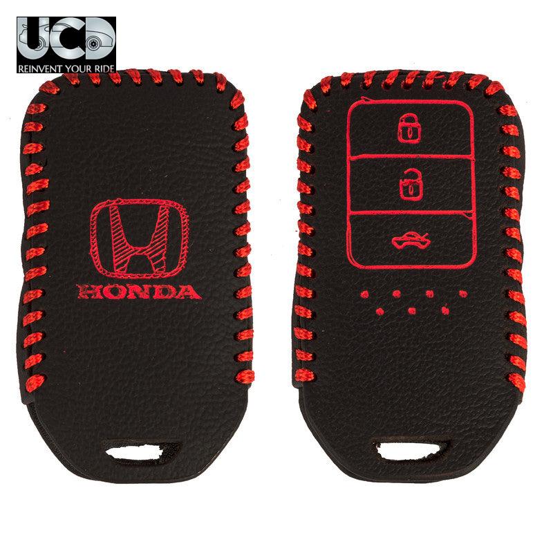 Leather Car Key Cover For Honda WRV