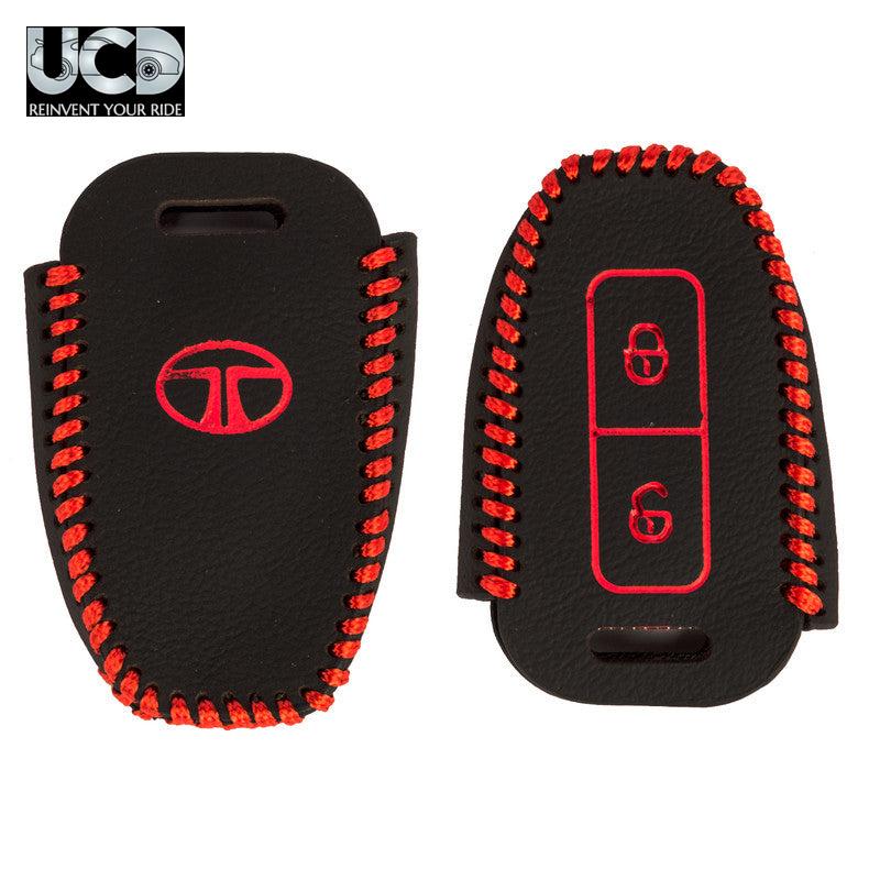 Leather Car Key Cover For Tata Indica