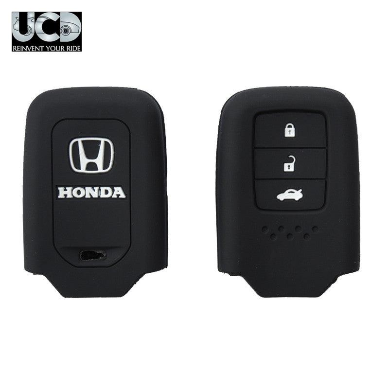 Silicone Car Key Cover for Honda Civic Black