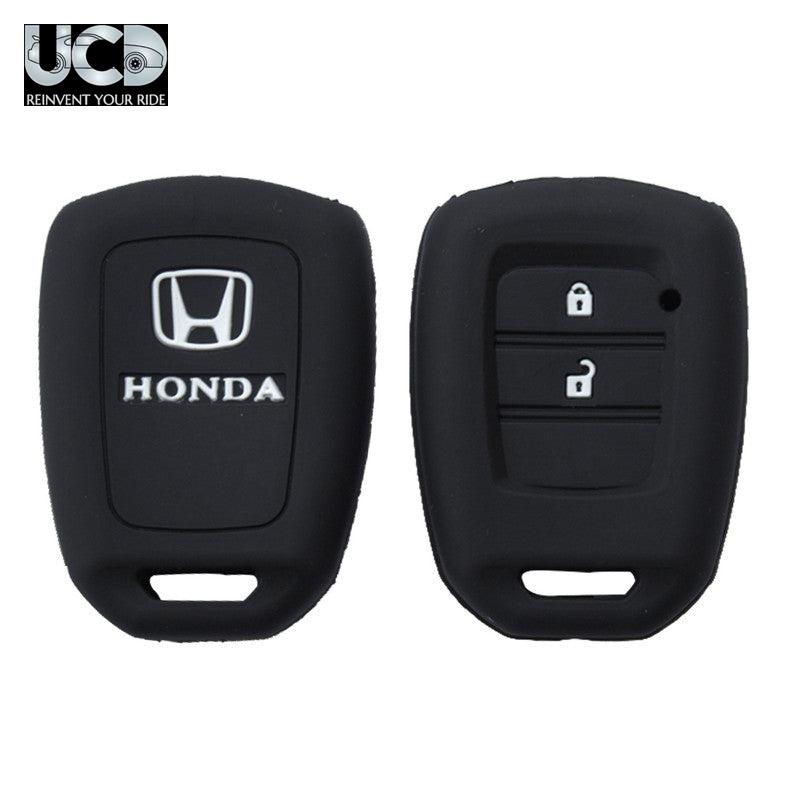 Silicone Car Key Cover for Honda Accord Black