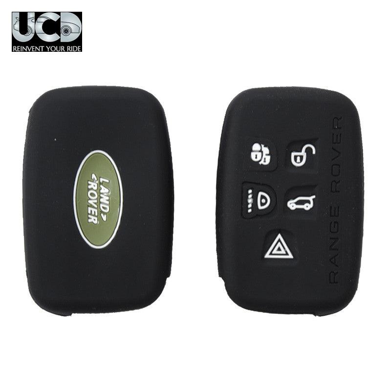 Silicone Car Key Cover for Land Rover Range Rover Evoque Black
