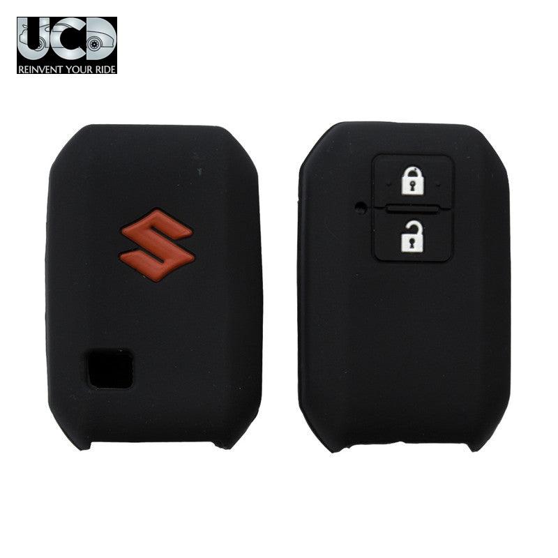Silicone Car Key Cover for Maruti Suzuki XL-6 Black