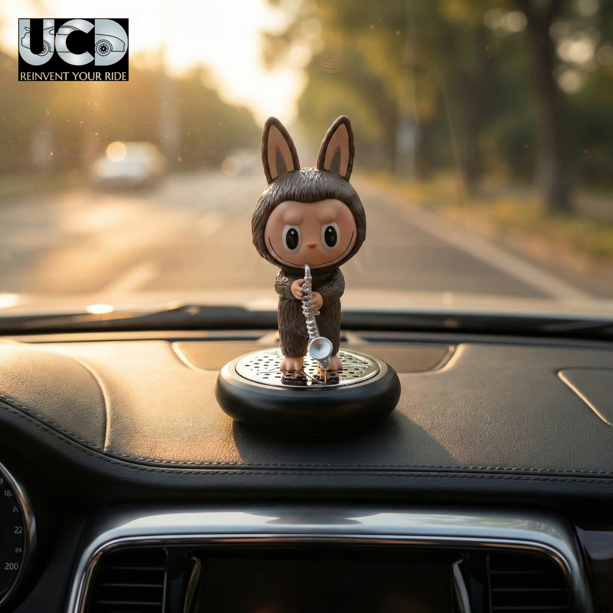 Car Dashboard Cute Labubu Showpiece | Interior Decoration Accessory for Car – Dashboard & Home Decor
