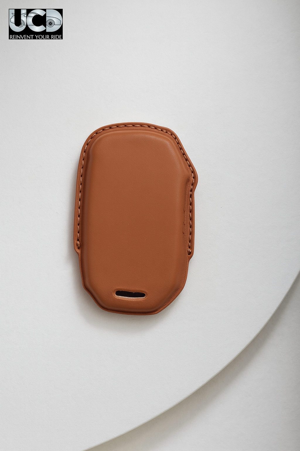 PU Leather Key Cover with Leather Key Chain Compatible with KIA Sonet 2025+ | Seltos 2025+ 3 Button Smart Key Pack of 1 Pcs