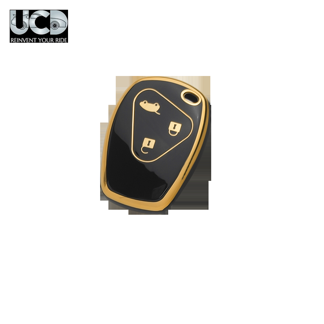 TPU Gold Series Car Key Cover For Renault Logan