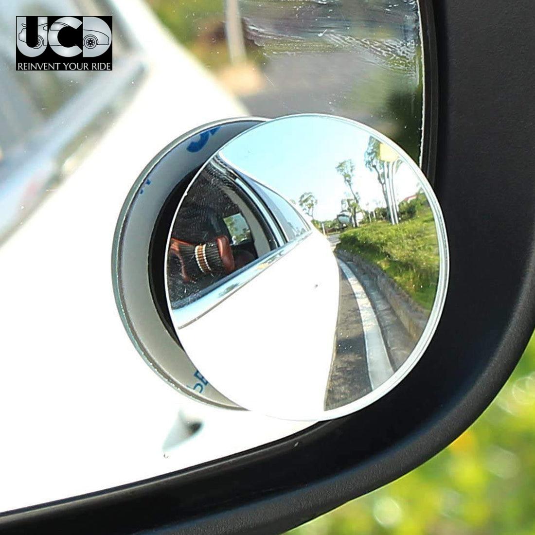 Car Blind Spot Mirrors Adjustable 360 Degree Wide Angle Rear Side View 3R Parking Mirror Left and Right - 2PC