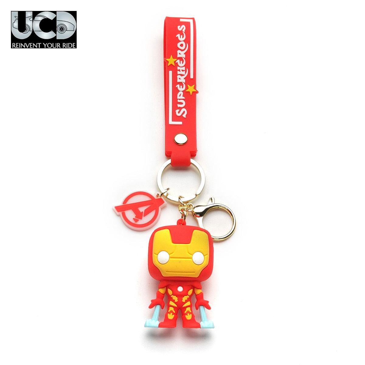 3D PVC Cartoon Keychain
