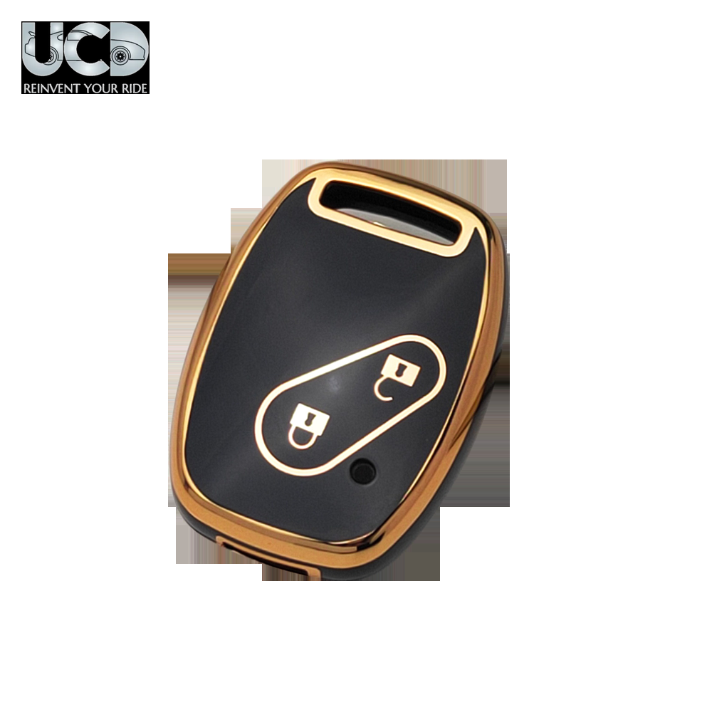 TPU Gold Series Car Key Cover For Honda City