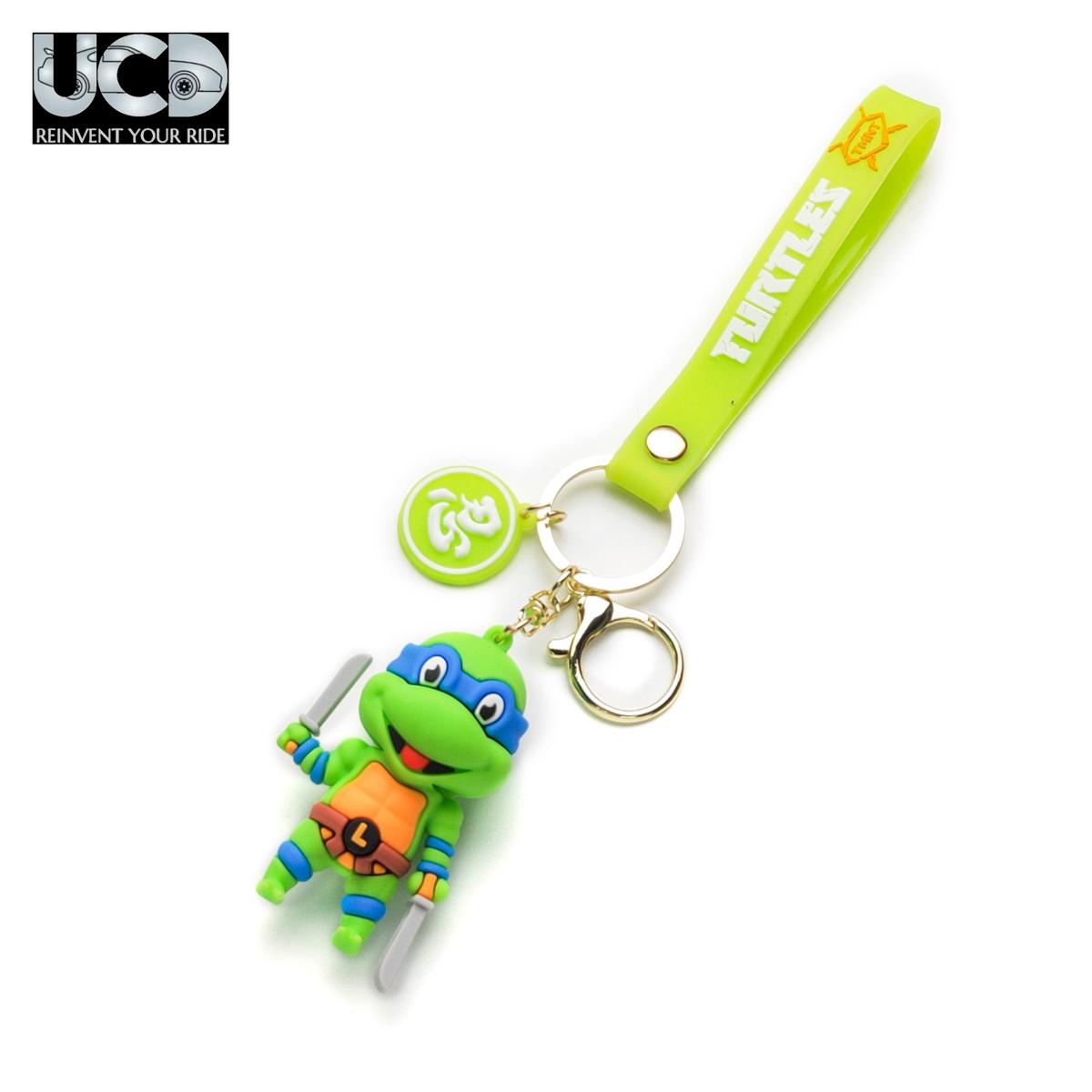 3D PVC Cartoon Keychain Ninja Turtles