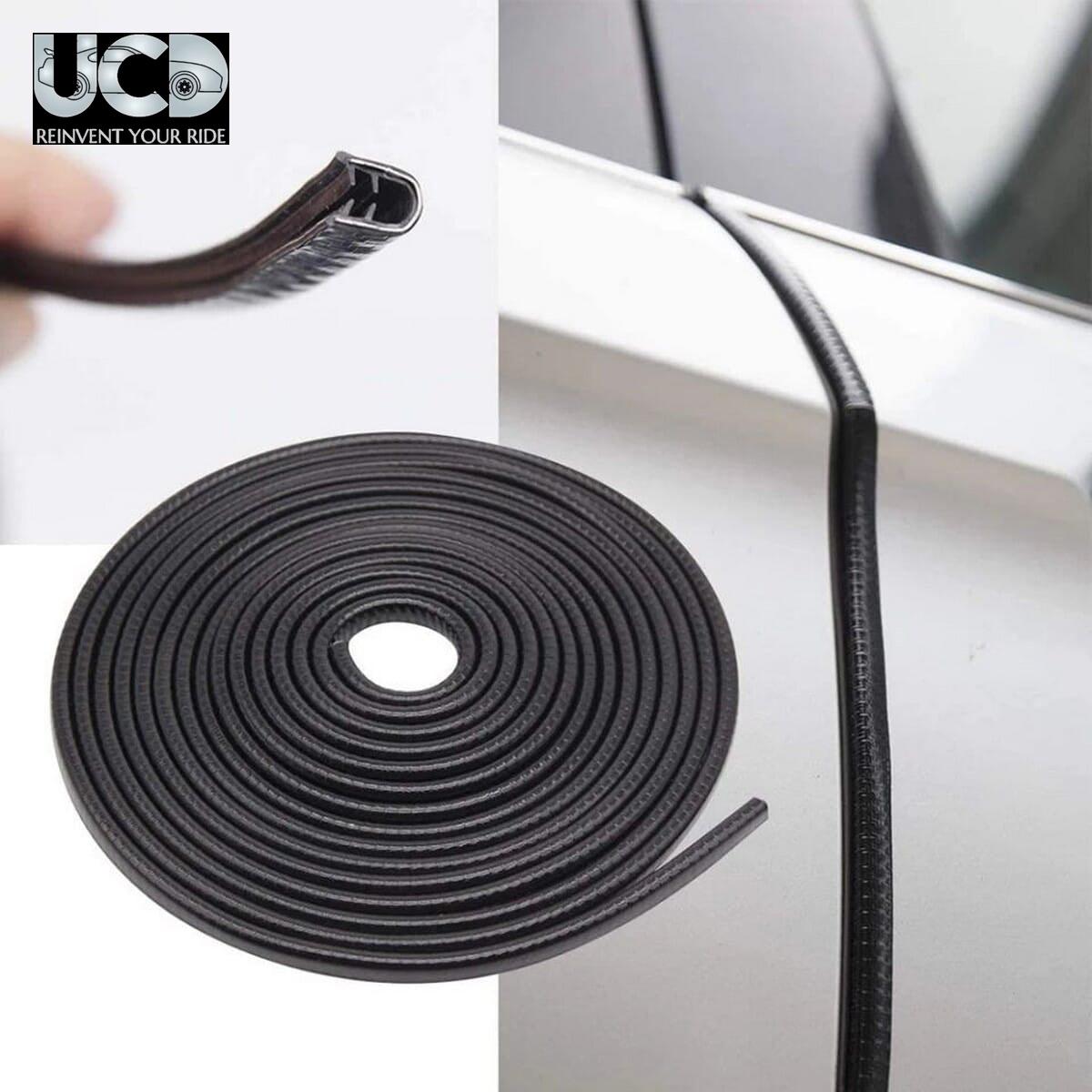 5m Black Colour Car Door Sealing Strip Door Edge Trim Molding Seal Strip Protection Strips Sealing Anti-rub Car-styling