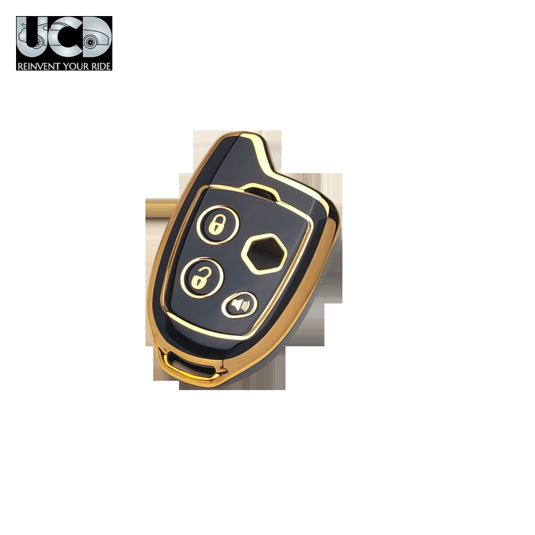 TPU Gold Series Car Key Cover Compatible with Suzuki Nippon Remote Key | Premium Soft TPU Key Case | Gold Finish | Scratch Resistant | Perfect Fit | 360° Protection | Pack of 1