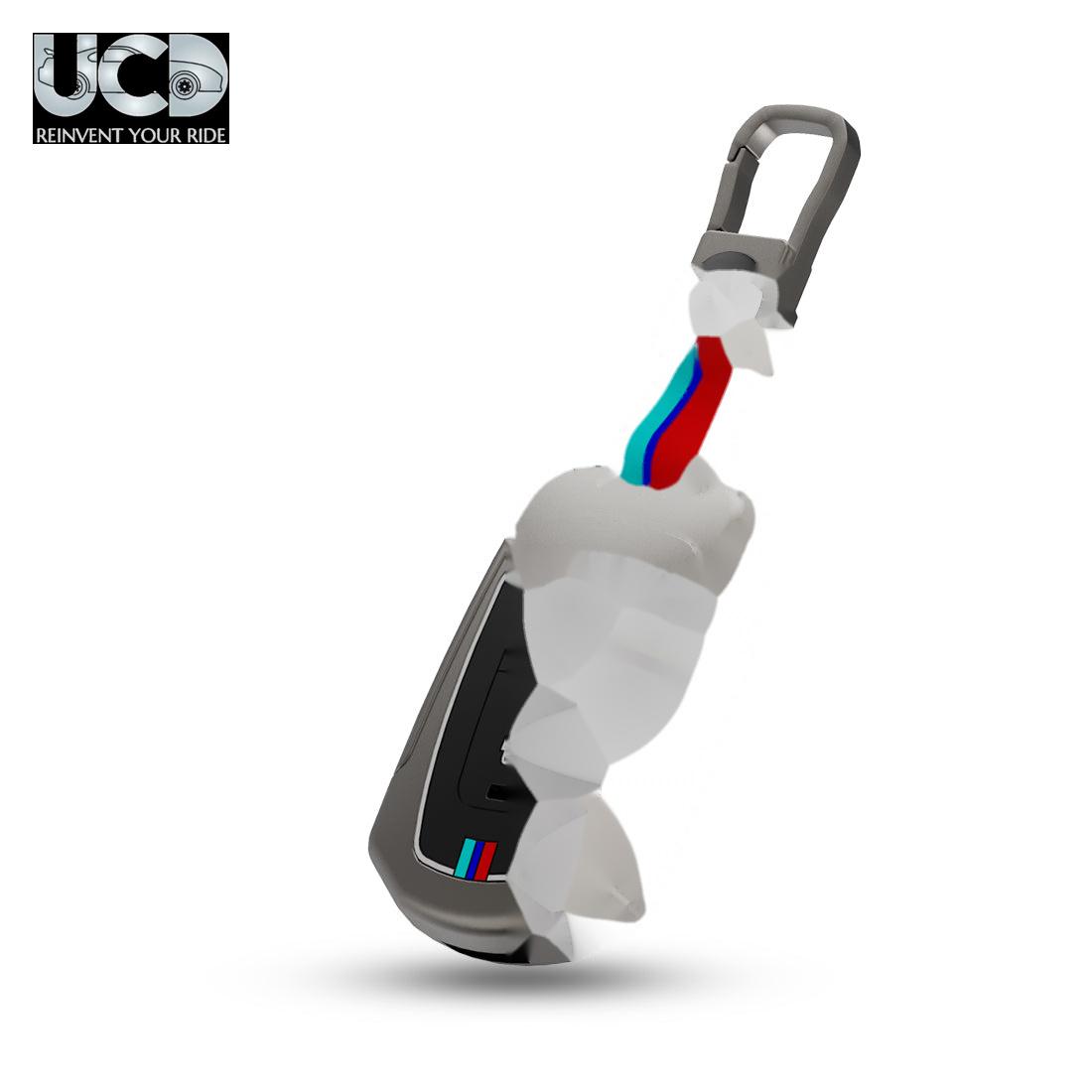 Car Key Cover Metal Silicone Compatible with Tata