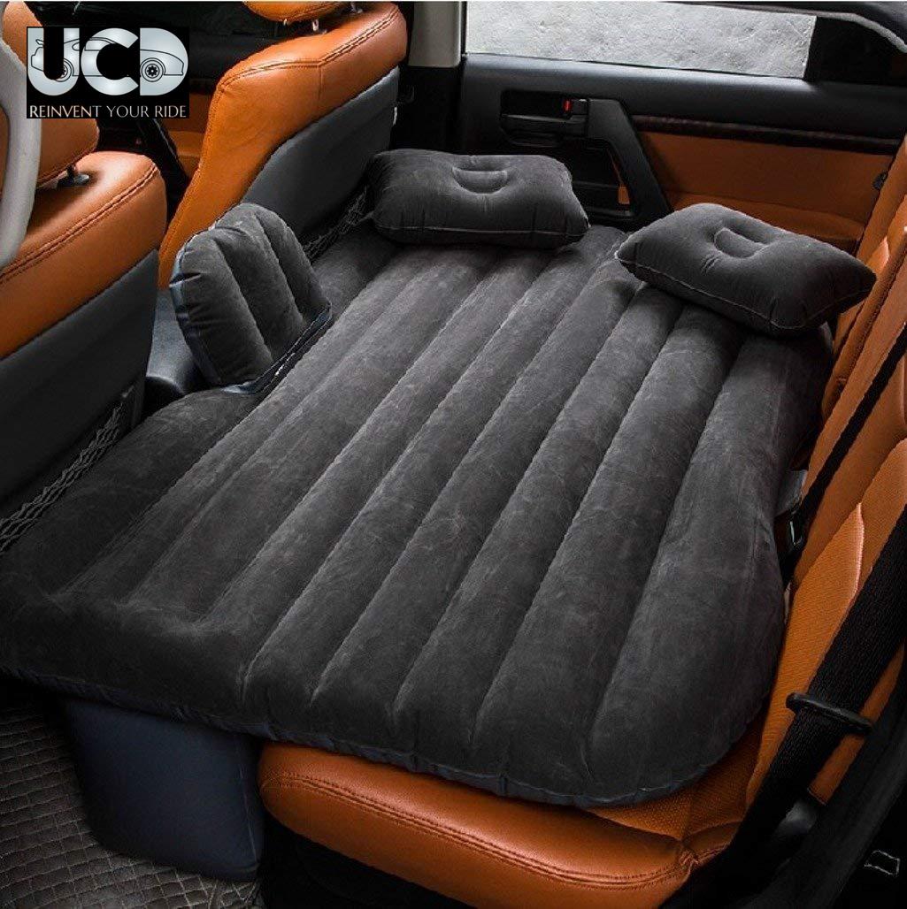 Premium Car Inflatable Bed with Pump & 2 Air Pillow Quick Inflatable Back Seat Bed