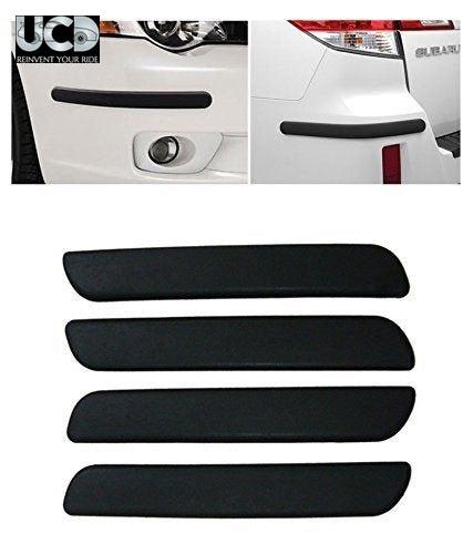 Black Rubber Car Bumper Safety Guard Protectors Universal for Car