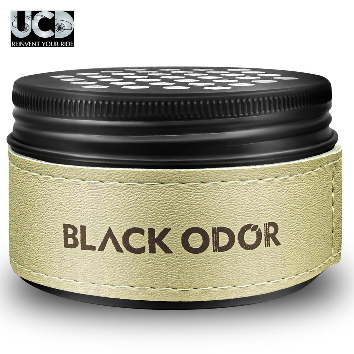 Black Odor Fashion Car Fragrance Scented Air Freshener Perfume Gel For Car/Home/Office (100Gm)