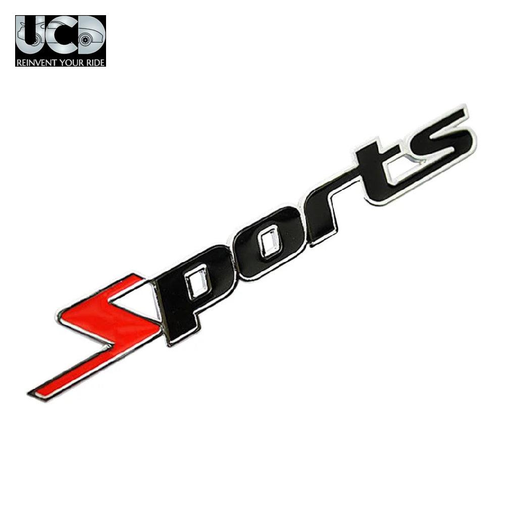 Universal Fashion 3D Car Metal Logo Sports Car Truck Decor Pattern Badge Sticker