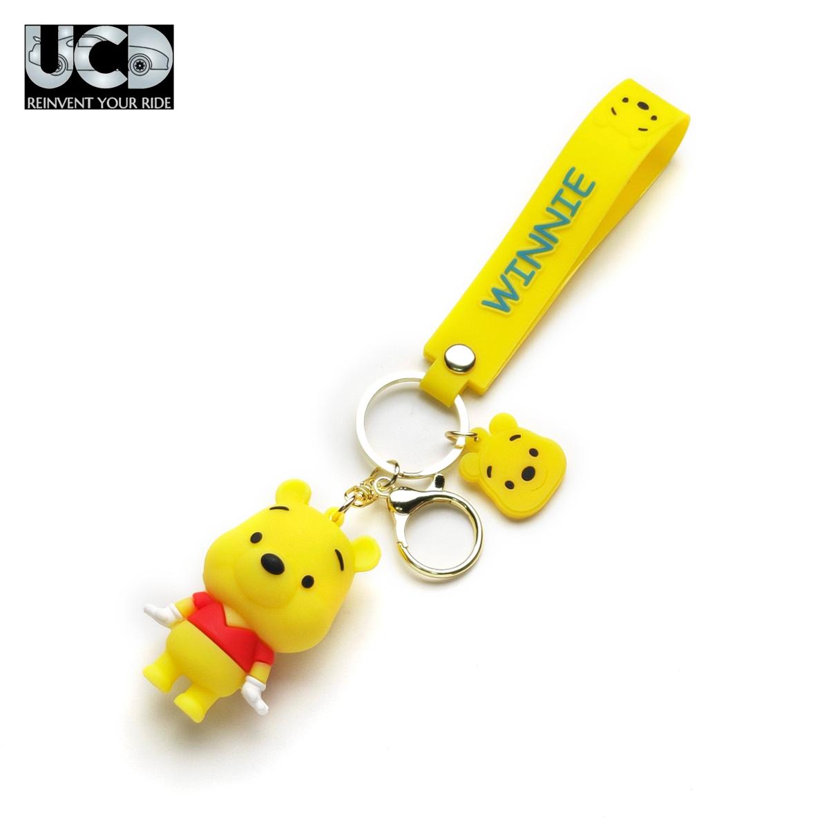 3D PVC Cartoon Keychain Winnie the Pooh