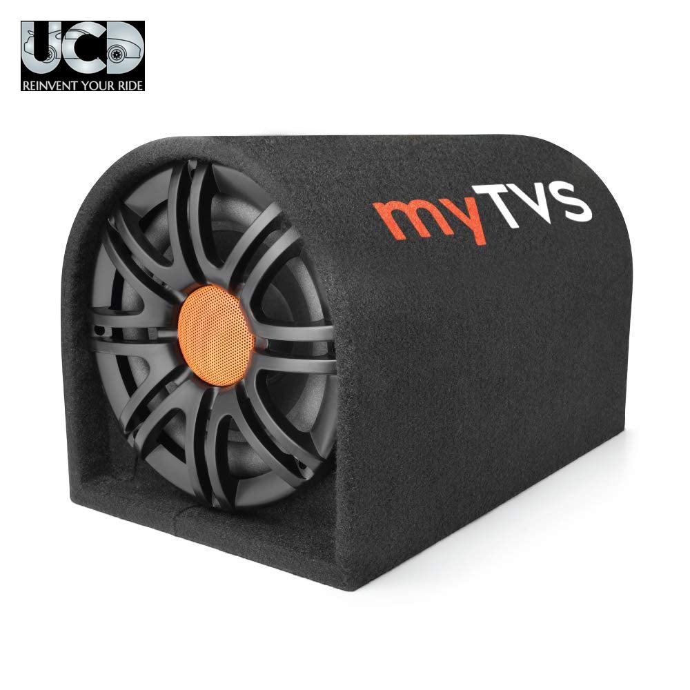 myTVS 8" Active Bass Tube with in Built Amplifier for All Car