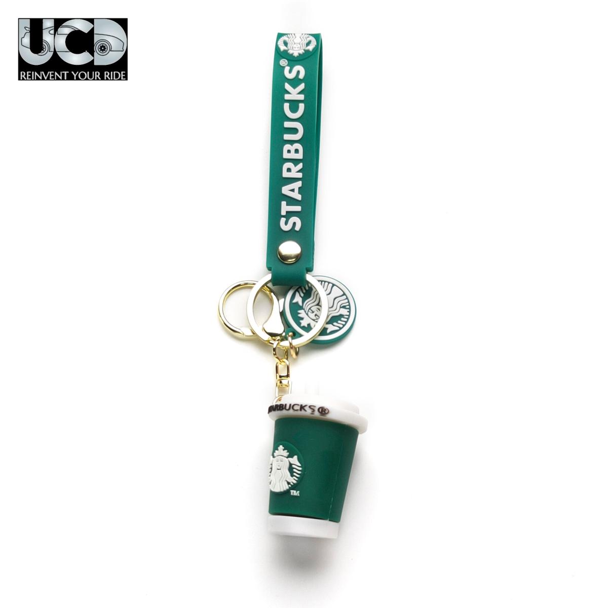3D PVC Cartoon Keychain Starbucks Coffee Cup