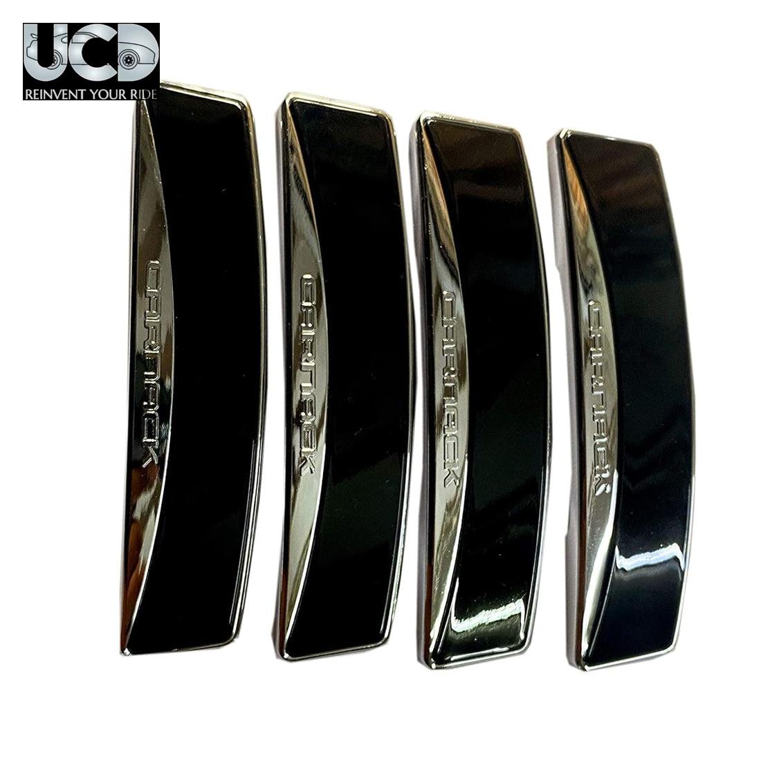 Car Luxe Door Guard Edge Protector Set Of 4Pcs In Black